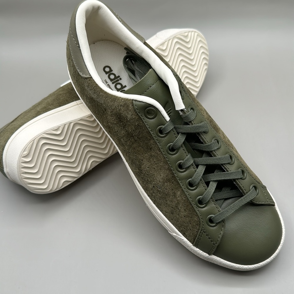 NWT! Adidas Rod Laver Vintage Sneakers Men’s 7 Olive Green